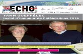 YANN QUEFFÉLEC Invité d’honneur de Célébrations 2016 ECHO_Mise en page 1.pdf · ille de Saint-Pierre N° 1430 • 21 janvier 2016 ... de promenade et de randonnée à Saint-Pierre