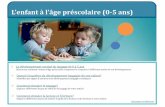 L’enfant à l’âge préscolaire (0-5 ans)€™enfant à l’âge préscolaire (0-5 ans) Le développement normal du langage de 0 à 5 ans Découvrez comment l’enfant d’âge