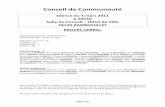 Conseil de Communauté - rt78.frrt78.fr/sites/ccpfy/files/docs/pv_2011-03-03.pdf · Retrait de la CCPFY du SIRR OCTR : démission d'un suppléant et élection d'un remplaçant au