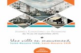 du 16 au 20 septembre 2015 - saint-nazaire-tourisme.com du... · Une ville en mouvement, Saint-Nazaire 1900, Saint-Nazaire 1950 du 16 au 20 septembre 2015 Journées européennes du