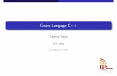 Cours Langage C++ - tvaira.free.frtvaira.free.fr/dev/cpp/cours-cpp-iut.pdf · duB,le C.Lerésultatestconvaincant:LeCest totalement portable (ilpeutfonctionnersurtouslestypesdemachinesetde