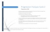Progression Français Cycle 2 - pedagogie.ac-nice.fr · Progression Français Cycle 2 Programmes 2016 Les nouveaux programmes visent des attendus de fin de cycle avec de nombreux