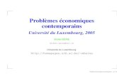 Problèmes économiques contemporains - Michel Beine · Problèmes économiques ... sociaux contemporains, Darreau et Pondaven , Editions ... compenser la croissance démographique