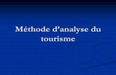 Méthode d’analyse du tourismestudent.ulb.ac.be/.../TOURF414_Demarche.pdfINTRODUCTION Objectif du cours (Re)familiarisation à la démarche scientifique Dans le domaine du tourisme