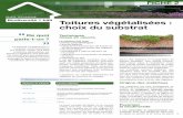 GUIDE TECHNIQUE Biodiversité Toitures végétalisées : choix ... techniques/Fiche2.pdf · Structure d’une toiture végétalisée Techniques ... de la matière organique et du