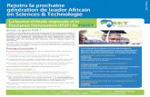Rejoins la prochaine génération de leader Africain · Centre d’Excellence Africain sur les Maladies Infectieuses Humaines et Animales en Afrique du Sud et de l’Est ... L’opportunité