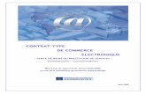 CONTRAT-TYPE DE COMMERCE ELECTRONIQUE€¦ · Ce contrat-type est destiné à servir de modèle pour la transaction commerciale en ligne concernant des biens ou des ... les activités