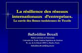 La résilience des réseauxs3.e-monsite.com/2011/01/27/60620838presbouali-asectu-pdf.pdf · Safieddine.Bouali@isg.rnu.tn Performances à l’exportation de la Tunisie et de ses principaux