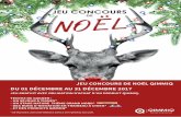 JEU CONCOURS - i2.cdscdn.com · Participez au jeu concours de Noël QIMMIQ du 01 décembre au 31 décembre 2017 pour l’achat d’un produit QIMMIQ. Pour participer au jeu concours