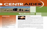Biodiversité - centraider.org · Education à l’environnement ... Fondé en 1976, le Gret est une association re- ... Boischaut Sud de La Châtre (36) et le col-