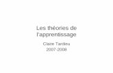 Les théories de l’apprentissage - Espace Languesespace-langues.espe-paris.fr/.../Les_theories_de_l_apprentissage.pdf · • 70% de ce que nous disons ... Implication • L’importance