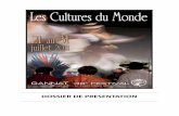DOSSIER DE PRESENTATION - cioff-france.org · Jean Roche ouvre ses portes sur un voyage à travers les cinq continents et les peuples du ... Cultures et Traditions tout au long de