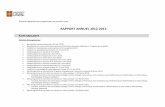 Rapport annuel 2012-2013 DGPC - Université Laval€¦ · Direction générale des programmes de premier cycle RAPPORT ... FOR-2021 Entomologie ... COM-3400 Projets de publicité