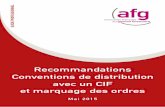 Recommandations / Conventions de distribution …€™Association Française de la Gestion financière (AFG) représente et défend les intérêts des professionnels de la gestion