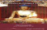 Dhagpo Kundreul Ling – Auvergne – été 2018 · Rituel protecteur de la lignée Karma Kaguy Tous les jours au petit temple du Bost à 18h15 et à Laussedat à 18h ... Le jeudi