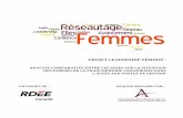 PROJET LEADERSHIP FÉMININfemmesengagees.com/wp-content/uploads/2016/02/Analyse...PROJET LEADERSHIP FÉMININ : ANALYSE COMPARATIVE ENTRE LES SEXES SUR LA SITUATION DES FEMMES DE LA