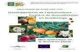 Dévelopement de larboriculture fruitière de ... · 4.3 La multiplication des espèces fruitières. ... (cartographie génétique collection ... Cirad Montpellier (programme d’amélioration