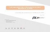LE MARCHE FRANÇAIS DU MODULAIRE - ACIM - … · L’économie française renoue avec la croissance après la stagnation de 2014 ... Au S1 2015, l’éhantillon on ... L’introduction