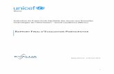 Maroc Evaluation du Projet Accès Equitable des Jeunes aux Nouvelles Technologies de … · 2018-03-09 · Maroc Evaluation du Projet Accès Equitable des Jeunes aux Nouvelles ...