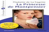 La Princesse de Montpensier - Decitre.fr · Histoire des arts : Le cinéma et l’adaptation d’œuvres littéraires ... grande beauté, en devint amoureux et en fut aimé. Vocabulaire