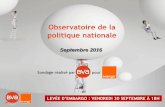 Observatoire de la politique nationale - BVA Group · Les évolution signalées dans ce rapport ... Hollande en tant que président de la République alors que 80 ... sur la pertinence