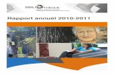 Rapport annuel 2010-2011 - bibliotheque.uqat.cabibliotheque.uqat.ca/.../rapport-annuel-2010-2011.pdf · Rapport annuel 2010-2011 . ... Ensuite, évoquons le projet de collaboration