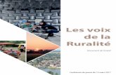 Les voix de la Ruralité - Fonction publique territoriale : actualité, concours, recrutement, La …€¦ · soutenir massivement le vaste chantier de la restructuration et de la