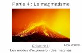 Répartition des séismes et des volcans actifsbcpst-svt-parc.fr/.../2014/02/Modes-dexpression-des-magmas-V1.pdf · Chapitre I : Les modes d’expression des magmas Etna, 2/10/05.