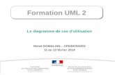 Formation UML 2Titre - hdomalain.free.frhdomalain.free.fr/wp-content/uploads/01-SupportCours-UmlCas... · UML : un langage de modélisation ... alternativement par un acteur particulier