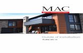 Guide d’installation - macmetalarchitectural.commacmetalarchitectural.com/wp-content/uploads/2016/08/Guide-d... · PROFILÉ MS MAC metalarchitectural.com Le matériel peut contenir