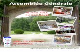 compte rendu d'activités 2014 - Office de tourisme du ... · L’association signe une convention avec la mairie de Baugé sur le modèle type de convention communiqué par la ...