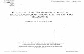 Etude de surveillance écologique sur le site du BLAYAISarchimer.ifremer.fr/doc/00068/17911/15435.pdf · CNEXO Electricité de France COB ~ ~,.• ".1 . ETUDE DE . SUR~/E!LLANCE .