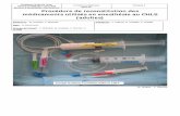 Hospices civils de Lyon Version 1 Centre Hospitalier … · • A l’aide d’une seringue de 10 ml, prélever dans l’ampoule 2 ml de solution ... 10ml avec du NaCl 0,9 %, pour