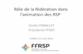 Rôle de la fédération dans l'animation des RSPsolidarites-sante.gouv.fr/IMG/pdf/cnnse_22_mars_16_ffrsp_v2_.pdf · UN RSP est une stutue de oodination, d’appui, d’évaluation