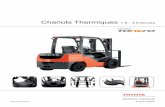 Chariots Thermiques 1.5 - 3.5 tonnes - actemis … · 2.2 Répartition du poids avec charge maximale, avant/arrière kg 4450/700 4490/730 4580/670 4600/690 2.3 Répartition du poids
