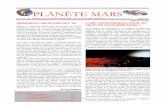 PLANÈTE MARS - planete-mars.complanete-mars.com/wp-content/uploads/2015/02/APM-bulletin-36.pdf · L’absence de moderni té visuelle est criante jusqu’à la mission MGS. La consultation