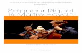 Le Quatuor Debussy et la Compagnie Emilie Valantin ... RIQUET ET MAITRE H… · Riquet à la Houppe est un conte de fée... 8 Riquet à la Houppe ... de Haydn et la mise en forme