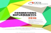 FORMATIONS DIPLÔMANTES - vertical-mail.com · Le CESI : enseignement supérieur et formation professionnelle FORMATIONS DIPLÔMANTES et modulaires 2016 I Management, efficacité