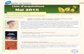 Festival du Jamais Lu (4-12 mai) Le Combat des livres … · Les Animaux fantastiques : vie & habitat / ... les mutineies et les désetions. Les simples soldats appelés à défendre