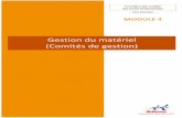 Gestion du matériel (Comités de gestion) - …ademahaiti.org/fr/images/module comites 4 - gestion du matriel... · Objectif : A la fin de la formation, les membres des comités