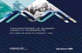 TRANSPORTER LE QUÉBEC VERS LA MODERNITÉ · Cette publication a été réalisée par la Direction générale de la politique . ... économique et culturel du Québec, peu importe