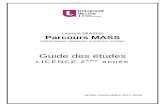 Guide des études - mathematiques.univ-lille1.frmathematiques.univ-lille1.fr/digitalAssets/52/52692_Livret_p... · LICENCE 2è m e année Année Universitaire 2017-2018 . 2 . 3 ...