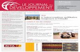 Afrique - Le Journal du Développement · une grenade dans une rue de Goma tuant un militaire des FARDC qui voulait le neutra-liser, et blessant plusieurs per- ... lations dans le