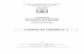CAHIERS DU CREDHO N° 3 - CREDHO - Centre de … · Un regard belge sur la jurisprudence française de la Cour européenne des droits de l ... analyse critique de l’affaire Debled