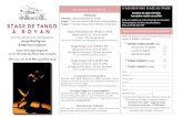 Initiation Tango&1& STAGEDE&TANGO& Tango&2& … · 3cours!progressifs!pendant!trois!jours!! Les&inscriptions&se&font&par&deux& ... Les!cours!des!stages!Tango!1!et!2!sont!évolutifs.!Votreprésence!