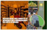 Sommaire - République de Côte d'Ivoire · VII- En matière de commerce extérieur 15 . VII- Information utiles ... ayant pour effet ou pour objet d'entraver et de limiter le libre