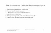 Plan du chapitre « Induction électromagnétique · Traduit le signe « - » de la loi de Faraday € e(t ... entrant par la face sud (règle du flux maximum) ... 0 est la vitesse