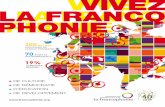 Le programme des célébrations du 40 - francophonie.org · Le programme des célébrations du 40e anniversaire de l’OIF partout dans le monde est disponible sur Produit à l’occasion