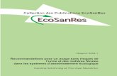Recommandations pour un usage sans risques - … · sent rapport EcoSanRes met l’accent sur le traitement et la manipulation des matières fécales et de l’urine, compte tenu