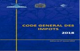 CODE GENERAL DES IMPOTS 2018 - audigroup.net · Code Général Des Impôts 2018 3 Ce code met ainsi fin à la dispersion de mesures fiscales à travers une multitude de textes et